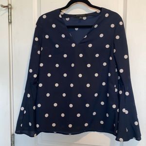 Banana Republic bell sleeves top
